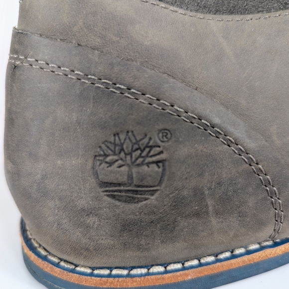 Timberland Rivenia Suede Shoes Men's Size 10.5 Gray Genuine Leather and … - Picture 8 of 15